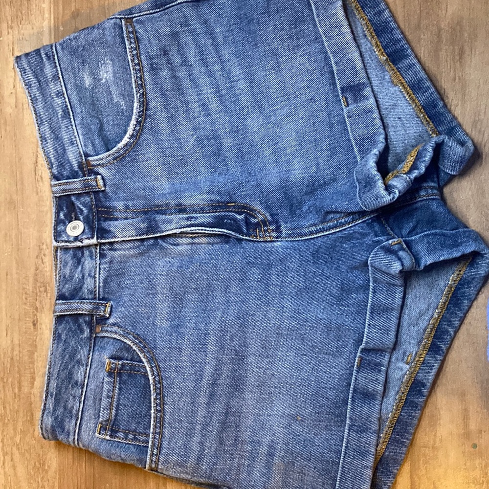 Denim Packsun shorts, size 26, and only have been worn once !